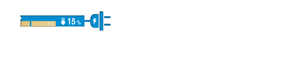 省電15%