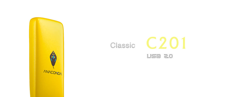 USB 2.0 classic yellow