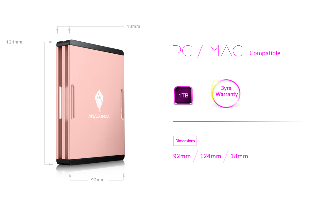 HDD product Dimensions